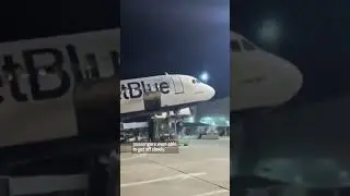 JetBlue plane tips backwards during sudden shift in weight