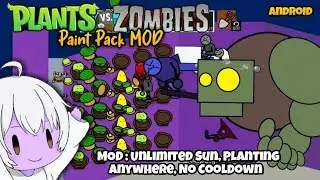 Plants vs Zombies PAINT PACK MOD - Android APK