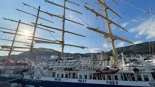 S/S ROYAL CLIPPER THE LARGEST FULL RIGGED SAILING SHIP IN THE WORLD - @archiesvlogmc