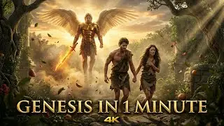 The Book of Genesis in 1 Minute | Cinematic Bible Epic (4K)