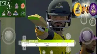 QUETTA GLADIATORS VS PESHAWAR ZALMI CRICKET 19 PSL NEW PATCH ANDROID GAMEPLAY SUDACHI EMULATOR NSP