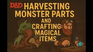 DnD Monster Harvesting and Magic Item Crafting Tips.