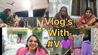 रामापीर बाबा पाठ 🙏 | फैमिली फंक्शन अणियारी (गांव) Part &ndash; 2 🥰 | Indian Daily Lifestyle Vlog &ndash; 45 💜
