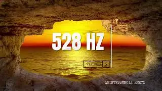 528Hz Healing Frequency (MI) | Calm Mind & Emotional Balance | 5 Hours Pure Tone | 4K Sunset