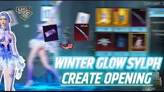 Winterglow Sylph ultimate shirt create opening bgmi 📱📈 1000 UC