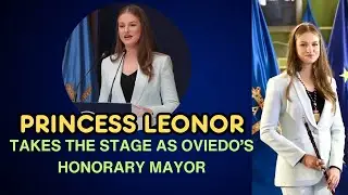 Princess Leonor Takes the Stage as Oviedo&rsquo;s Honorary Mayor #leonor #HonoraryMayor #RoyalHonor