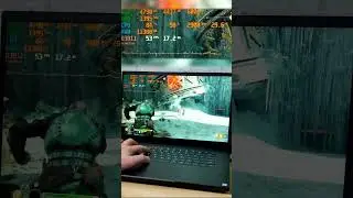 God of War - Razer Blade 15 rz09-0288 FPS TEST RTX 2070 #shorts