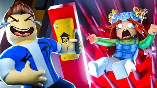 КИНУ свою девушку в яму с шипами!? (Roblox - Death Run)