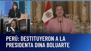 Per&uacute;: destituyeron a la presidenta Dina Boluarte