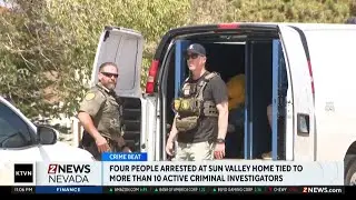 Four people arrested at Sun Valley home tied to more than 10 active criminal investigations