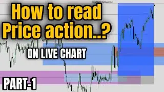 How to read price action on charts like pro | Ict concept ( LIVE CHART )