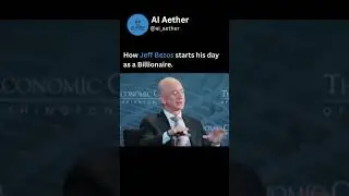 How Jeff Bezos starts his day as a Billionaire. #shorts #jeffbezos #amazon