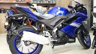 New Yamaha YZF 155cc BS6 [ R15 V3 -ABS ] Deep Purpl Now in bd & ind - Bike Price & Details 2020