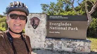 Biking SHARK VALLEY Wildlife Viewing Tower Loop in Everglades | Watching Birds and Wildlife