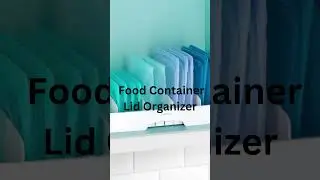 Food Container Lid Organizer