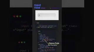 Neumorphic Input Field using HTML CSS #shorts #css #html