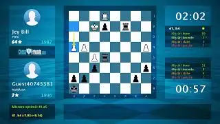 Chess Game Analysis: Jey Bill - Guest40745381 : 0-1 (By ChessFriends.com)