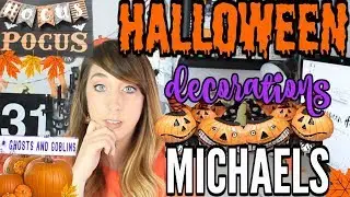 NEW 2018 MICHAELS  HALLOWEEN DECOR!!!