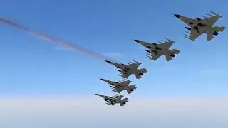 13 minutes ago! The first combat between US F-16 fighter jets and Russian forces. What happened?