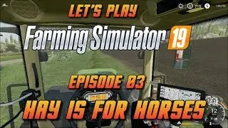 FS19   Let's Play   Episode 03   Hay is for horses