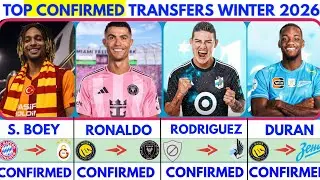 🚨LATEST CONFIRMED TRANSFER NEWS AND RUMOURS TRANSFER NEWS 2026|Boey to Gala✔️Ronaldo to miami✔️Duran