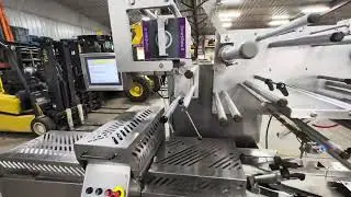 Used Bosch Pack 201 Horizontal Flow Wrapper SN 15 33318 Demo Video