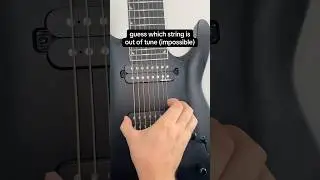 Guess which string is out of tune (impossible)