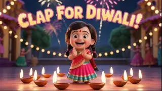 ✨ Light the Diya, Clap for Diwali! | Fun Kids Diwali Song 🎆🪔