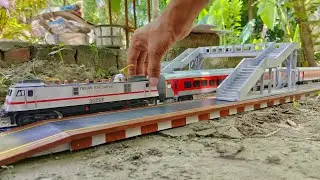 Indian model train Centy train mini station making wag 9
