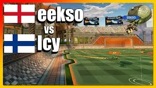 eekso vs Icy | England vs Finland | Ranked Rocket League 1v1 Gameplay