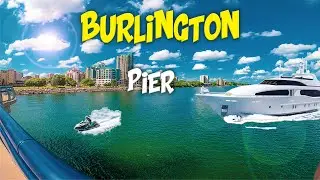 BURLINGTON! Brant Street Pier, On a Beautiful Sunny Day.