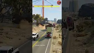 Realistic Highway Car Crashes | Cinematic BeamNG Drive Crash Simulation Shorts