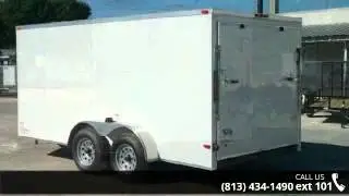 Moving Trailer! NEW 7x 14ft Enclosed Trailers with Ramp, ...