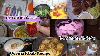 My Skin Care Favourite Routine 😍 _ Chapli Kabab Recipe Eid Special  _ After Marriage Kitchen Work🥹😭
