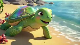 Red Crabs & Turtle Snail Adventure | Colorful Sea Story for Kids