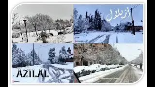 LA NEIGE à AZILAL 2021 ثلـــــــــــوج الخيــــــــــــــــر بأزيـــــــلال
