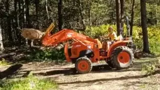 Carry All Log Forks Tractor Quick Attach