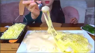 ASMR 3-CHEESE POTATO GNOCCHI PASTA | EATING SOUNDS | NO TALKING