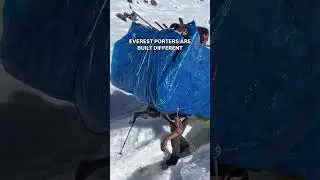 Everest Porters are build different #placesnepal #trekkinginnepal #mountaineering