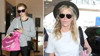 Kim Basinger Stunning At 63 Catching Flight With Daughter Ireland Baldwin At LAX