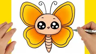 How to Draw a Butterfly| Cute Butterfly Drawing