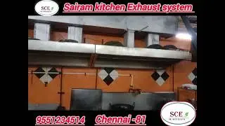 Sairam kitchen Exhaust system and Exhaust Hood Blower service,, Equipments -Chennai -81 (9551234514)