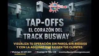 TAP-OFFS  #TrackBusway #BarraElectrificada #PlugAndPlayPower #PowerfulEnergyRoma
