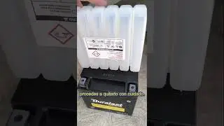 How to activate your new battery #mechanics #motorcyclemechanics #biker #bikeride #battery #biker...