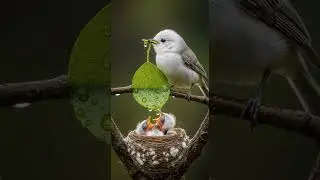 The cute little bird in the wind and rain. Brave moments captured #birdwatching #nature #wildlife