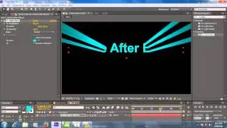 After Effects CC Light Wipe Saber Glow how to use text