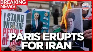 IRAN PROTEST IN PARIS LIVE | Demonstrators March Against Iranian Regime in French Capital