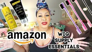 MY AMAZON WIG SUPPLY ESSENTIALS! | Synthetic & Human Hair Wigs | TheHeartsandCake90