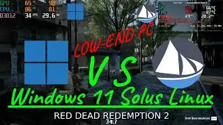 Windows 11 vs Solus Linux FPS Benchmark