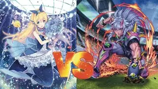 Cardfight Vanguard!! Premium Playtesting, Riv&igrave;ere (Bermuda Triangle) VS Rising Nova (spike brothers)